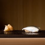 Kohada (gizzard shad) with house pickled ginger<br>